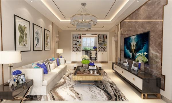 德遠(yuǎn)天辰  輕奢風(fēng)格 115㎡